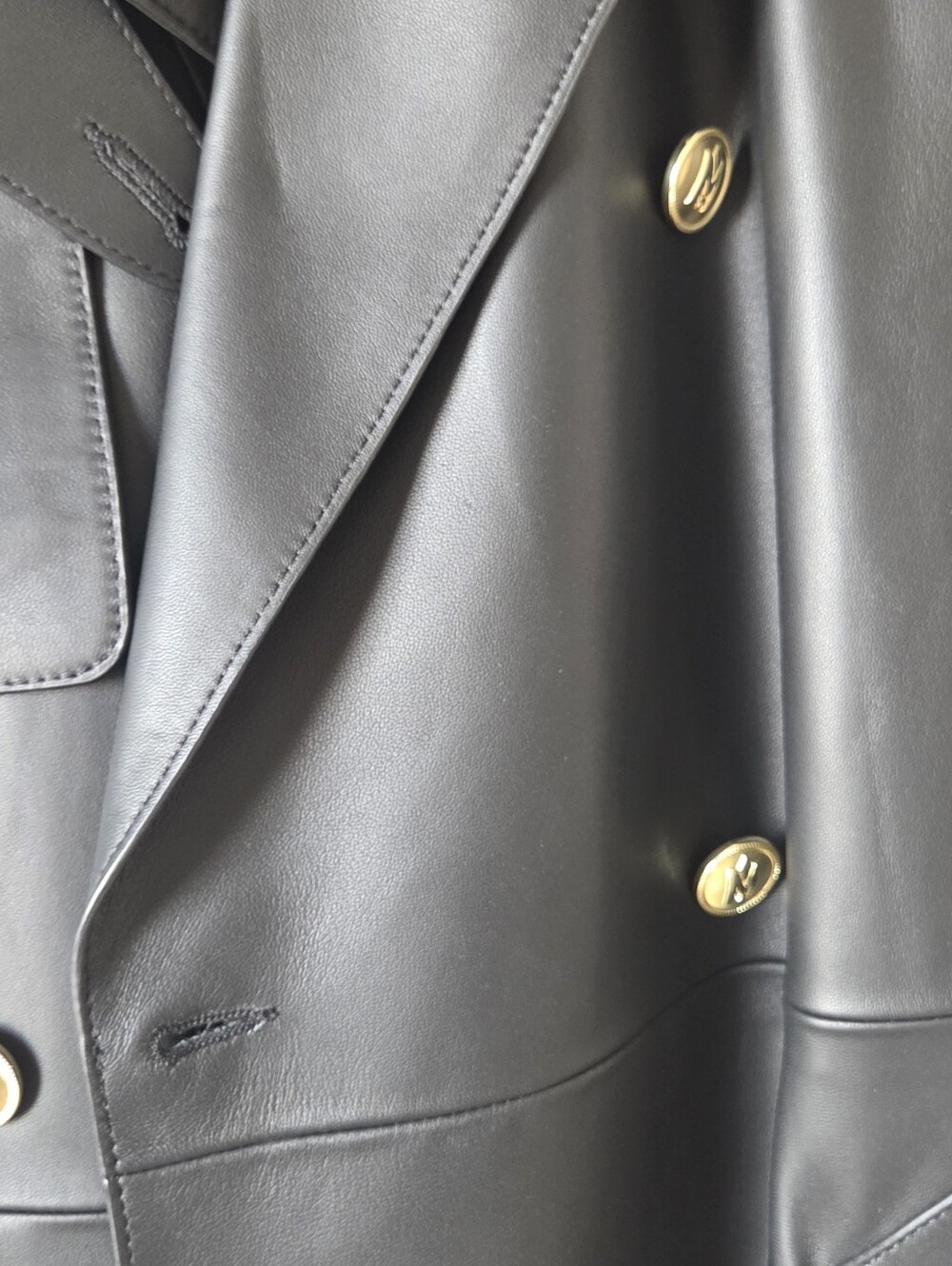 Mackage GAEL-V Black Women's Trench Coat Size M NEW W TAGS - Picture 14 of 16